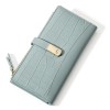 Large capacity women's wallet WEIER Y8804 Blue Large capacity women's wallet WEIER Y8804 Blue